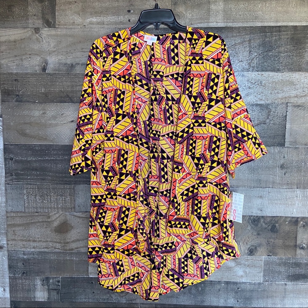 NWT Lularoe Lindsay Geometric Abstract Kimono